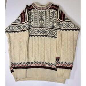 Vintage Dale of Norway Trondheim '97 Wool Sweater (Size: XL) World Championship